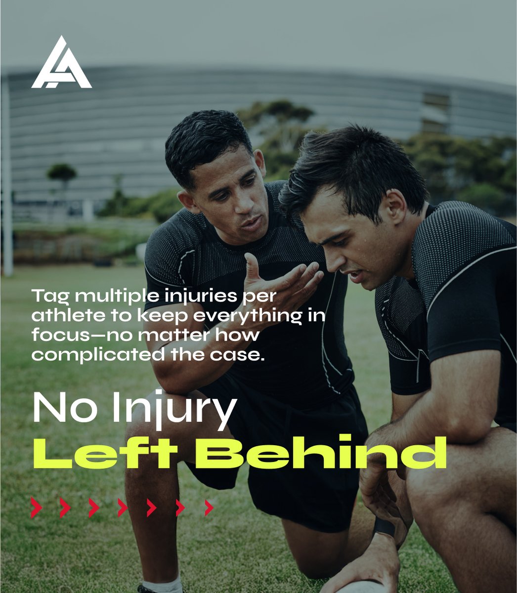 𝗡𝗼 𝗶𝗻𝗷𝘂𝗿𝘆 𝗹𝗲𝗳𝘁 𝗯𝗲𝗵𝗶𝗻𝗱 🩹

Managing athletes with multiple injuries can get messy fast, leading to missed details and incomplete records. 

#EMR #InjuryTracking #HolisticCare #PowerAMS #ActionApps