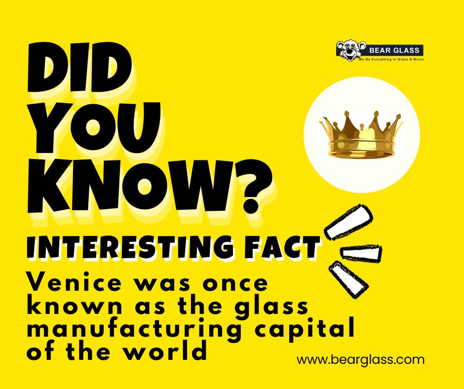 BearGlassBlog's tweet image. Venice was once called the King of Glass! Not Roman, but Venetian ancestry of the utensils that rule your kitchen cabinets! Did you know it?
Well, now you know!!
#GlassFacts #BearGlass #Funfacts #Funfactors #GlassItems #GlassProducts