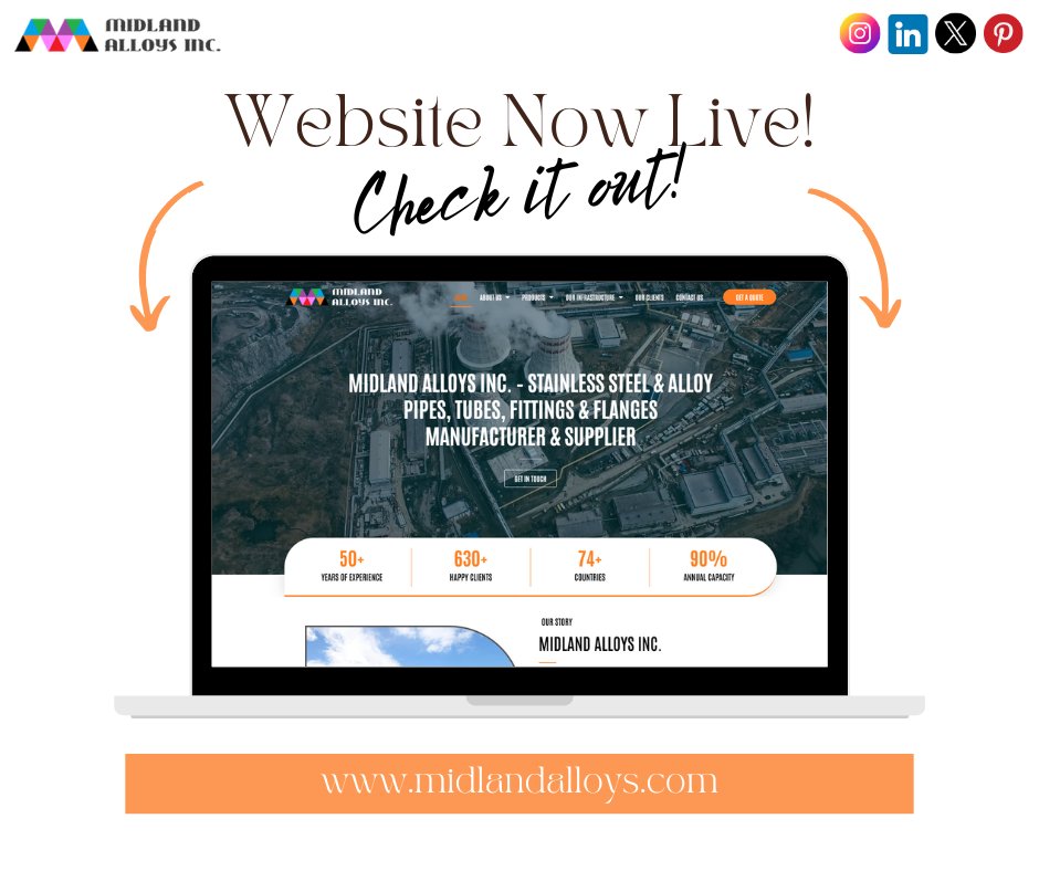 midland_inc's tweet photo. We’re Live with a New Look! 💫

We’re excited to announce the launch of our newly renovated website at🔗 https://t.co/rgCd0DpfaQ

Check out what's new here👆

#Midland #Website #launched #live #Steelers #Export #worldwide #METALBUILD https://t.co/YOV58geqfB