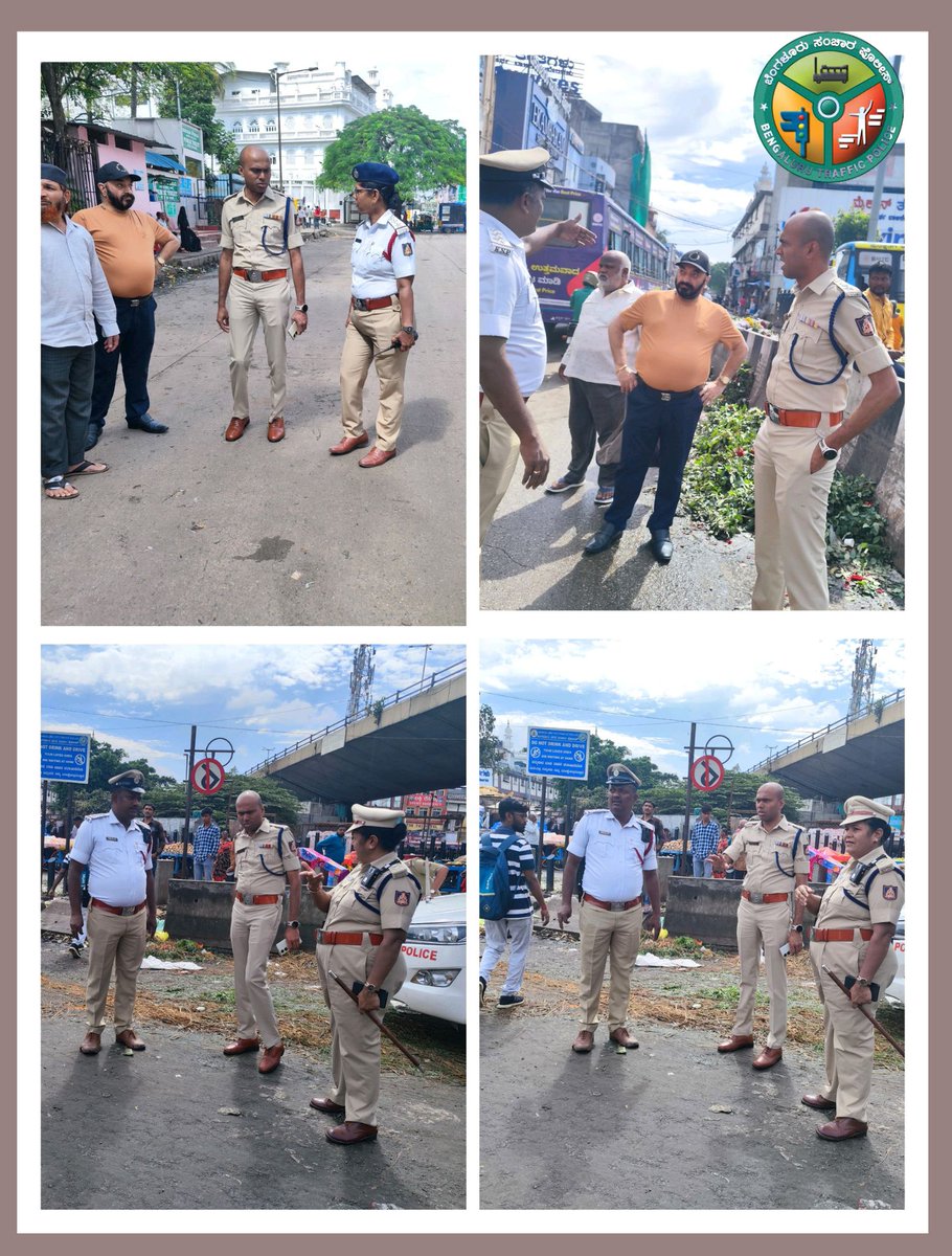 ಈ ದಿನ ಎಸ್.ಜೆ.ಪಿ ರಸ್ತೆಗೆ ಭೇಟಿ ನೀಡಿ ಸುಗಮ ಸಂಚಾರಕ್ಕೆ ಮಾಡಿರುವ ಸಂಚಾರ ಮಾರ್ಪಾಡುಗಳನ್ನು ಪರಿಶೀಲಿಸಿ ಕೈಗೊಳ್ಳಬೇಕಾದ ಕ್ರಮಗಳ ಬಗ್ಗೆ ಚರ್ಚಿಸಿ, ವಾಹನ ಚಾಲಕರು ರಸ್ತೆಯ ಬದಿಯಲ್ಲಿ ಅಡ್ಡಾದಿಡ್ಡಿಯಾಗಿ ವಾಹನಗಳ ನಿಲುಗಡೆ ಮಾಡದಂತೆ ಹಾಗೂ ನಿರ್ದಿಷ್ಟ ಪಡಿಸಿದ ಜಾಗದಲ್ಲಿಯೇ ವಾಹನಗಳ ನಿಲುಗಡೆ ಮಾಡುವಂತೆ ಕ್ರಮ ವಹಿಸಲು ನಿರ್ದೇಶನ ನೀಡಲಾಯಿತು.