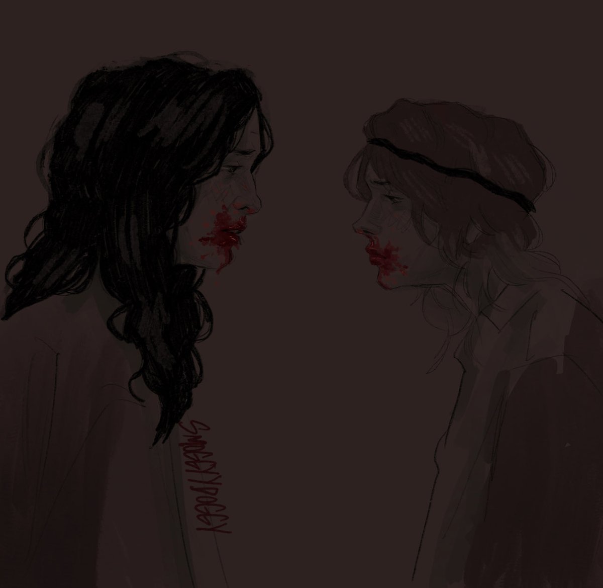 smoggyydoggy's tweet photo. two likes and i’ll finish bloody lottienat make out https://t.co/HtsggPIlZd