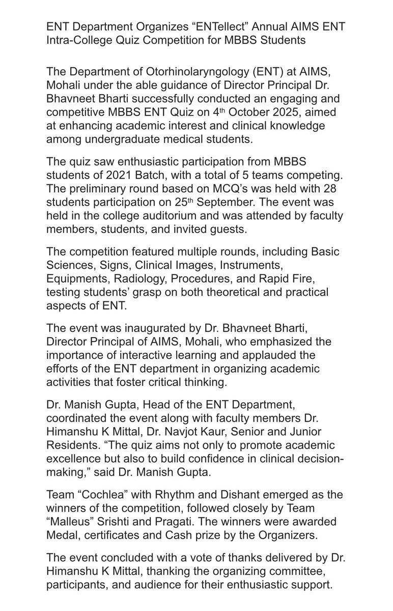 AIMS Mohali tweet media