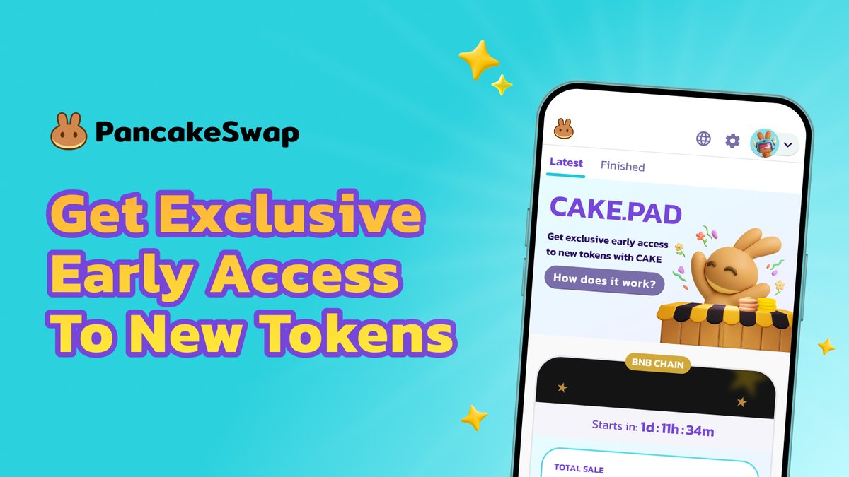 PancakeSwap DEX is building. After supporting stock trading with up to 25X leverage, they released CakePad. Is CAKE USD ready for $5?