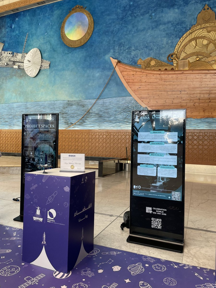 رحلة قصيرة إلى الفضاء من داخل الجامعة 🚀

#KAUWorldSpaceWeek2025
<a href="/kauedu_sa/">جامعة الملك عبدالعزيز</a> 
<a href="/WSW_KAU/">World Space Week | KAU</a>