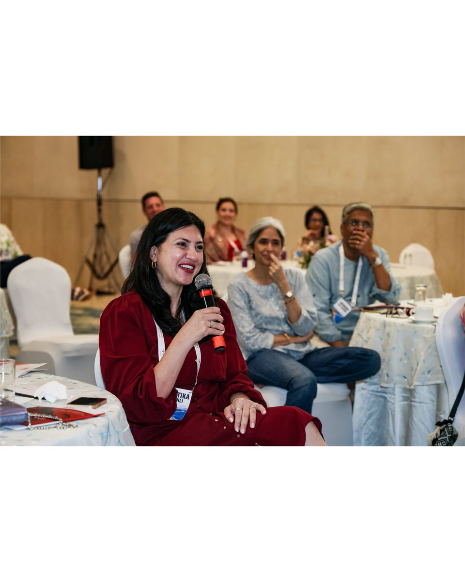 Closing Plenary Session on Reimagining Leadership with two trailblazing female entrepreneurs. Faye D’Souza, Founder, Beatroot News and Shaili Chopra, Founder, Gytree &amp; SheThePeople. Moderated by Govindraj Ethiraj, Co-Convenor &amp; Founder, Boom and IndiaSpend.

 #IdeasIndia2025