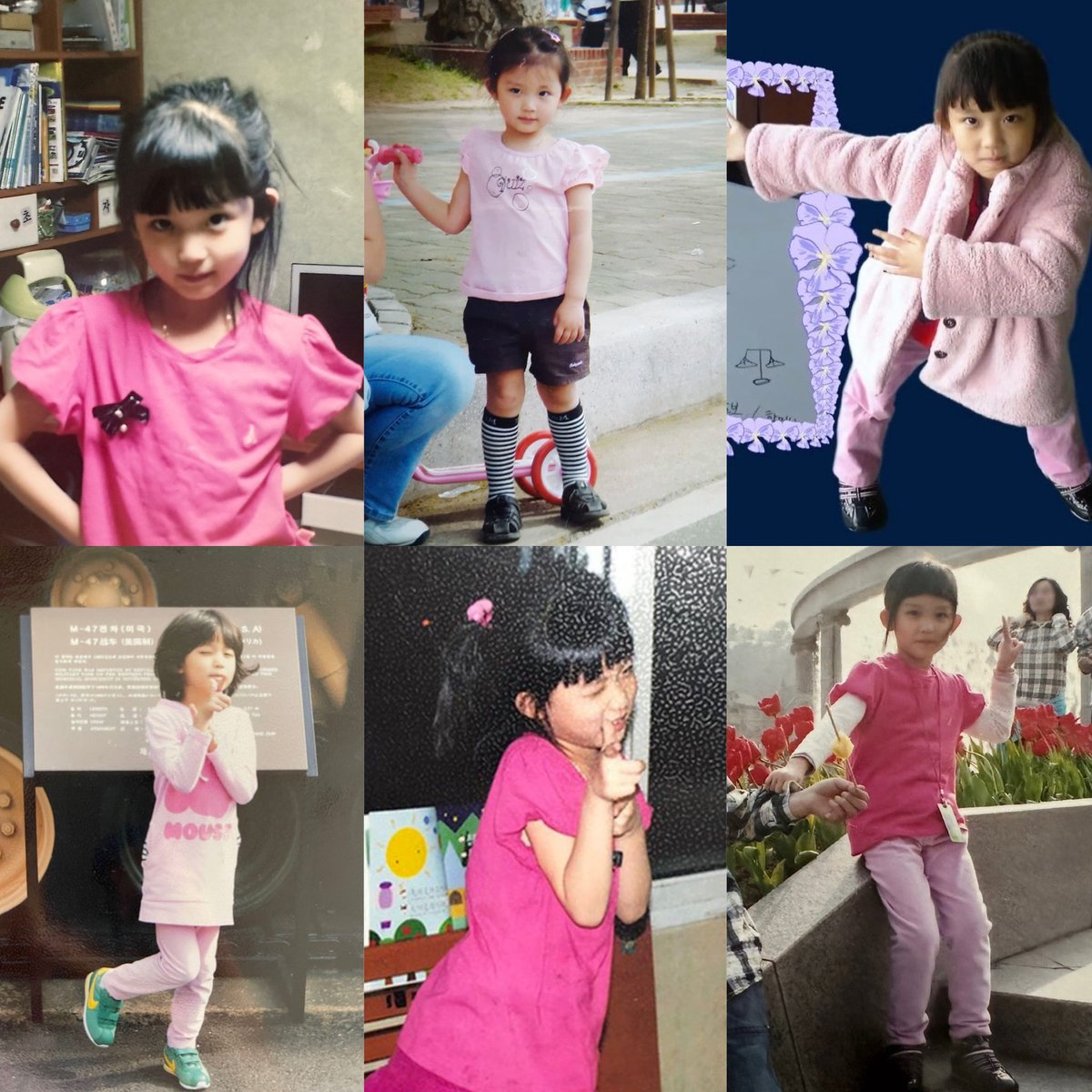 just baby gaeul who really love pink 💗