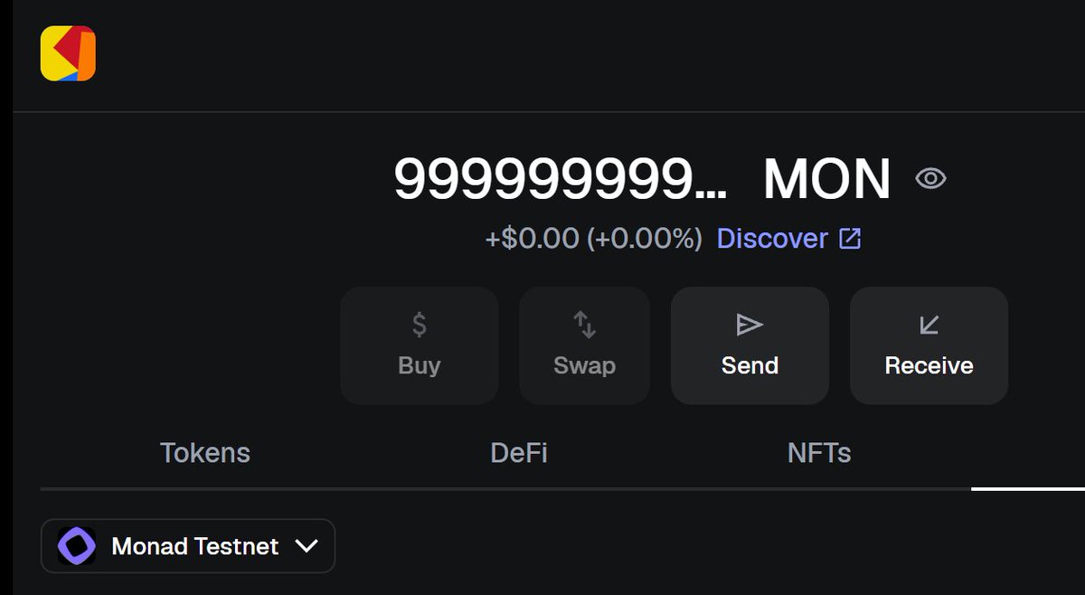 mikeinweb's tweet image. Really impressed by how some community members managed to accumulate crazy amounts of testnet MON just by trading, minting and degening on Monad testnet.
Imagine doing the same but on mainnet