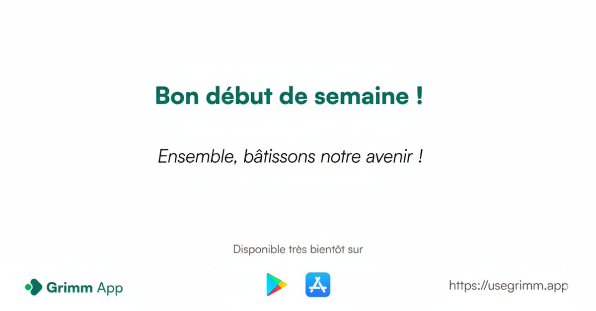 #MondayMotivation
Derrière chaque innovation, il y a des passionnés qui Surpassent les limites; et ensemble, nous créons Grimm App pour simplifier l'utilisation de vos bitcoins en toute sécurité.

Plus d'infos sur :  usegrimm.app