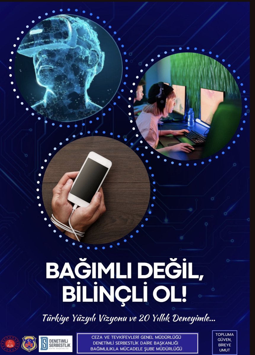 Bağımlı olma, bilinçli ol.