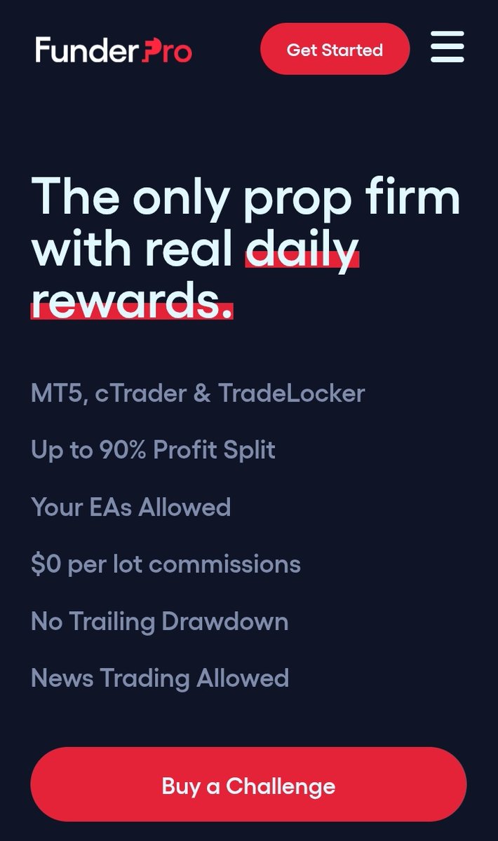 Ricklyguy111's tweet image. 🚀 Want to trade for a firm that feels like a true partner, not an obstacle?

That&apos;s why I chose @FunderProfx.

✅ Trade Your Way: News trading, EAs, weekend holding—all allowed.
✅Get Paid Fast: Withdraw your profits in hours, not weeks.
✅Clear &amp;amp; Fair Rules: No hidden traps.