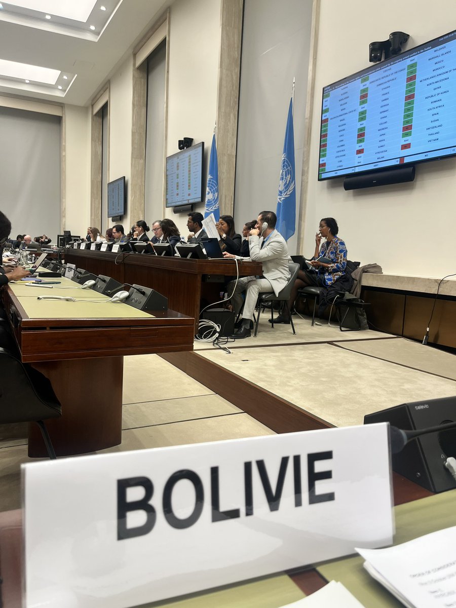 BoliviaUNOG's tweet photo. En el marco del 60 Periodo de Sesiones del Consejo de Derechos Humanos, hoy inician las reuniones para analizar y tomar acción sobre los proyectos de decisión y resolución.
#Bolivia participa de forma activa en la adopción de los mandatos y mecanismos del Consejo 
#HRC60
#BoliviaMiembroDelCDH 🇧🇴