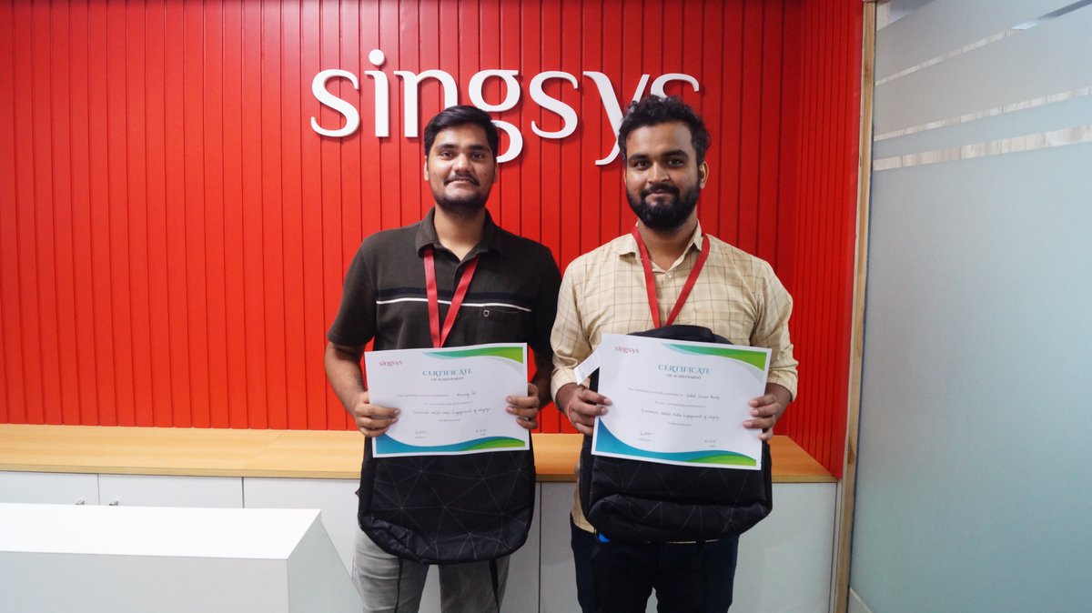 singsyspteltd's tweet image. Behind every success at Singsys Pte Ltd is a team that works with passion, energy, and purpose. Your hard work and commitment make even the toughest goals look effortless. We’re grateful to have a team that consistently sets the bar high!
#appreciation #quarterawards #Singsys