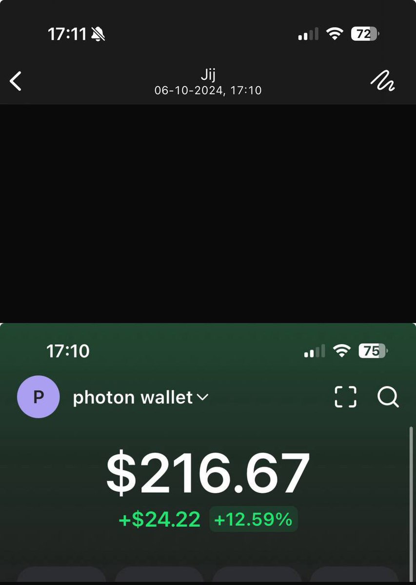 diffadave's tweet image. GM CHAT

exactly 1 year ago i made my first screenshot of my portfolio.  (check date in the picture) 

its only been 1 year (in the trenches it feels like a lifetime)

last year this was all i had, $216 united states dollars.

now within 1 year i have seen multiple 6 figures in…