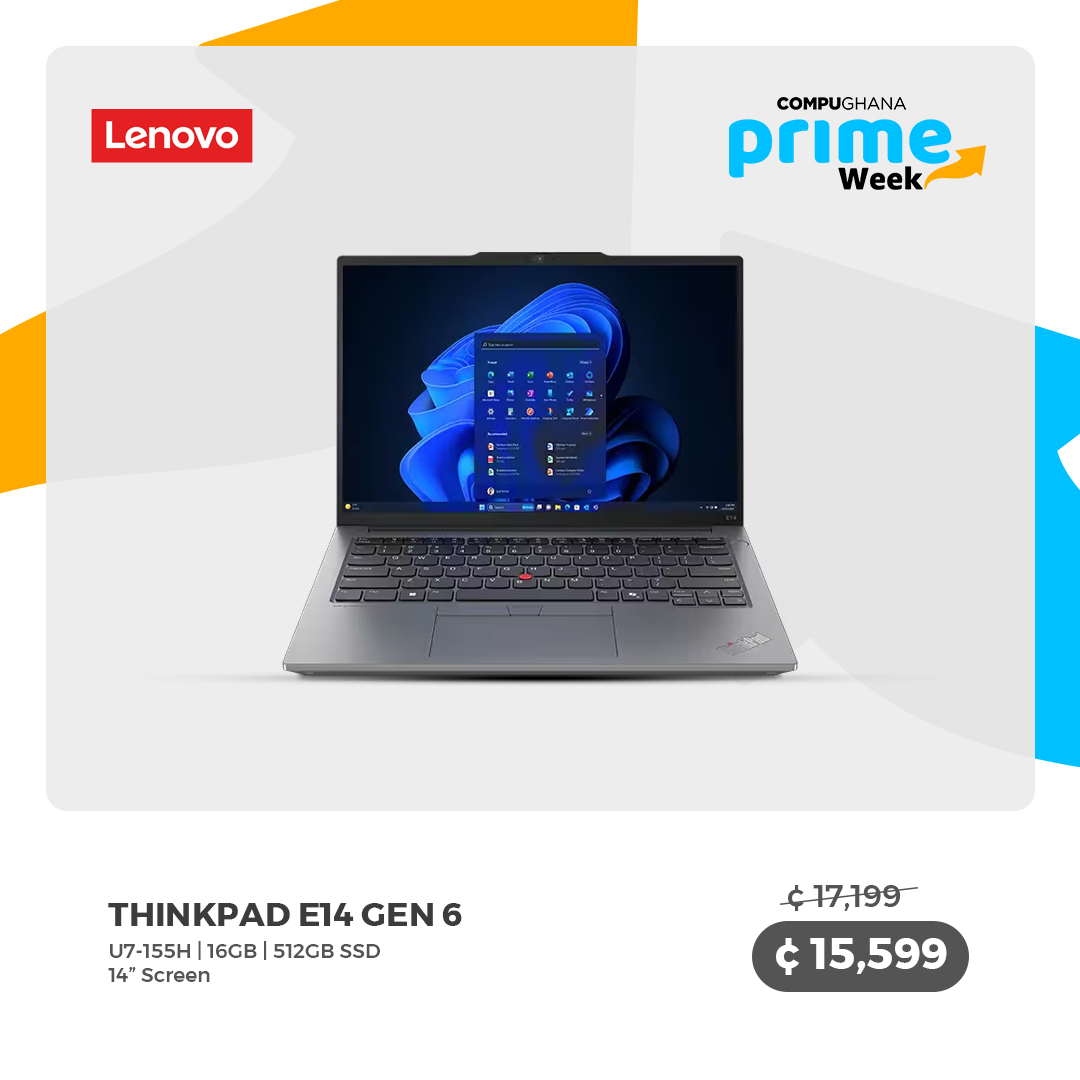 CompuGhanaLTD's tweet image. Power up your productivity with incredible deals on #laptops during our Prime Week Promo. Shop both in-store and online: bit.ly/Compuprimeweek. Call: 0302 752 020 | WhatsApp: 0243 143 143.
#CompuGhana #TechSales #electronicsdeals #computersales #CompuGhanaPrimeWeek