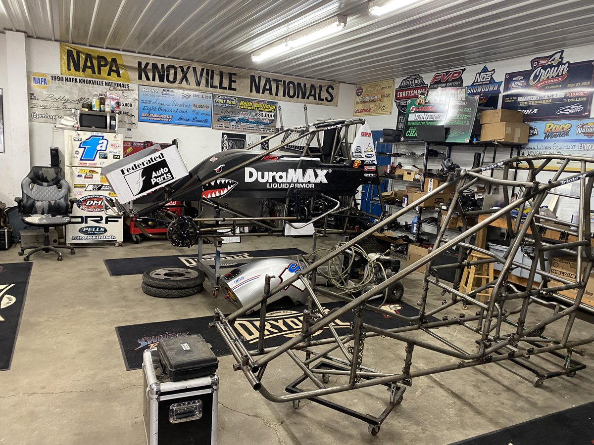 Just saw that Bobby Allen passed away. One of the greats to ever race a sprint car. 

He built one heckuva life for his family <a href="/SharkRacing1a1s/">Shark Racing</a>. 

Found this photo from a tour I did last year, still cool they kept the ‘90 Knoxville banner from his win. Prayers to his family❤️