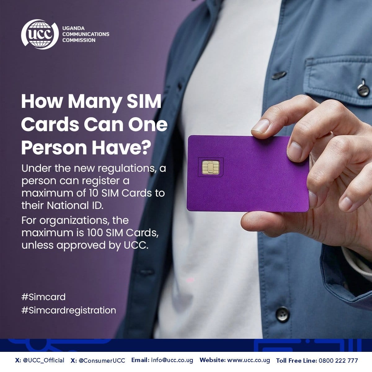 seekasound's tweet image. How Many SIM Cards Can One Person Have?
#GoldenPosts 
#simcard
#simcardregistration
#DigitalSafety
#YourPriority
#ConsumerAwareness
#ConsumerProtection
.@ConsumerUCC 
.@UCC_Official 
.@MoICT_Ug
.@UCC_ED 
.@IBbossa 
.@GCICUganda