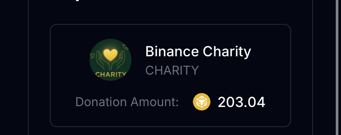 webhogwatrs's tweet image. One day, more than 200BNB, donation $250,000. The $Charity community once again created a miracle of love with Crypto. Looking forward to Binance Charity to use the money for those who really need it.@cz_binance