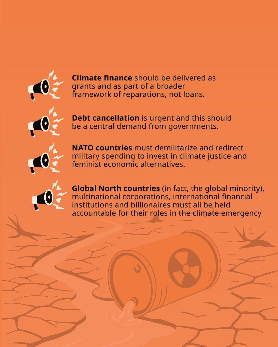 AWID's tweet image. Real climate solutions start with these demands. Take a moment to read and share them with your community.

💫 Join us in building towards COP30!

#COP30 #PhaseOutFossilFuels #ClimateAction #StopEACOP