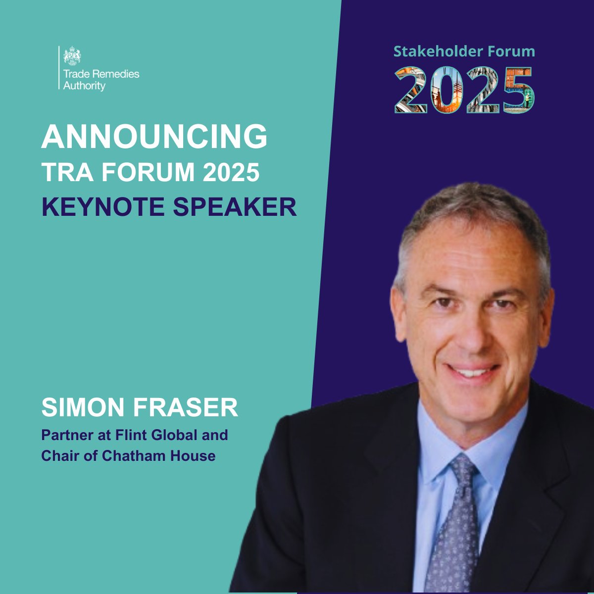 Flint (@flintglobal) on Twitter photo We are pleased to share that Flint Founding Partner <a href="/SimonFraser00/">Simon Fraser</a> will be a keynote speaker at the hashtag#TRAForum2025 on 8 October.   
Drawing on his extensive experience in policy and trade, Simon will explore how global geopolitical shifts are reshaping the trade landscape. We are pleased to share that Flint Founding Partner <a href="/SimonFraser00/">Simon Fraser</a> will be a keynote speaker at the hashtag#TRAForum2025 on 8 October.   
Drawing on his extensive experience in policy and trade, Simon will explore how global geopolitical shifts are reshaping the trade landscape.