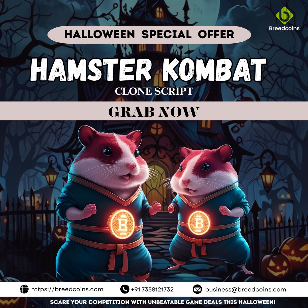 breedcoins's tweet image. Halloween Special Offer Alert! Get ready to conquer the crypto gaming world with the Hamster Kombat Clone Script by BreedCoins
Get a Demo&gt;&gt; breedcoins.com/blog/hamster-k…
#hamsterkombatclonescript #gamedevelopment #clonescript #halloweenspecial #halloweendeals #USA #UnitedKingdom