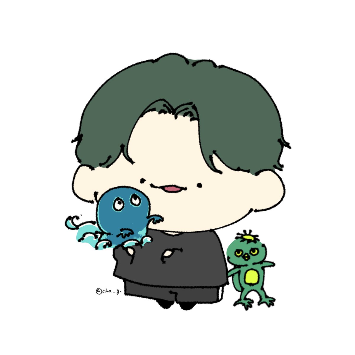 👹で配ろうと思ってた我が子(印刷し忘れ)