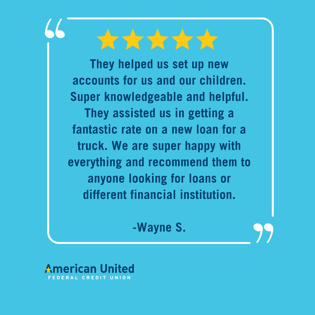 #AmericanUnitedCares #FinancialFamily #WeHelp  #MondayMemberMoments #Testimonial