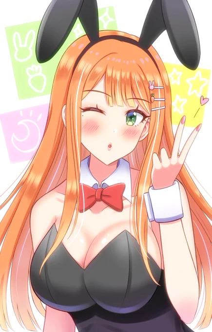 バニーガールな紫雲清夏ちゃんっていう絵 #学マスFA #紫雲清夏