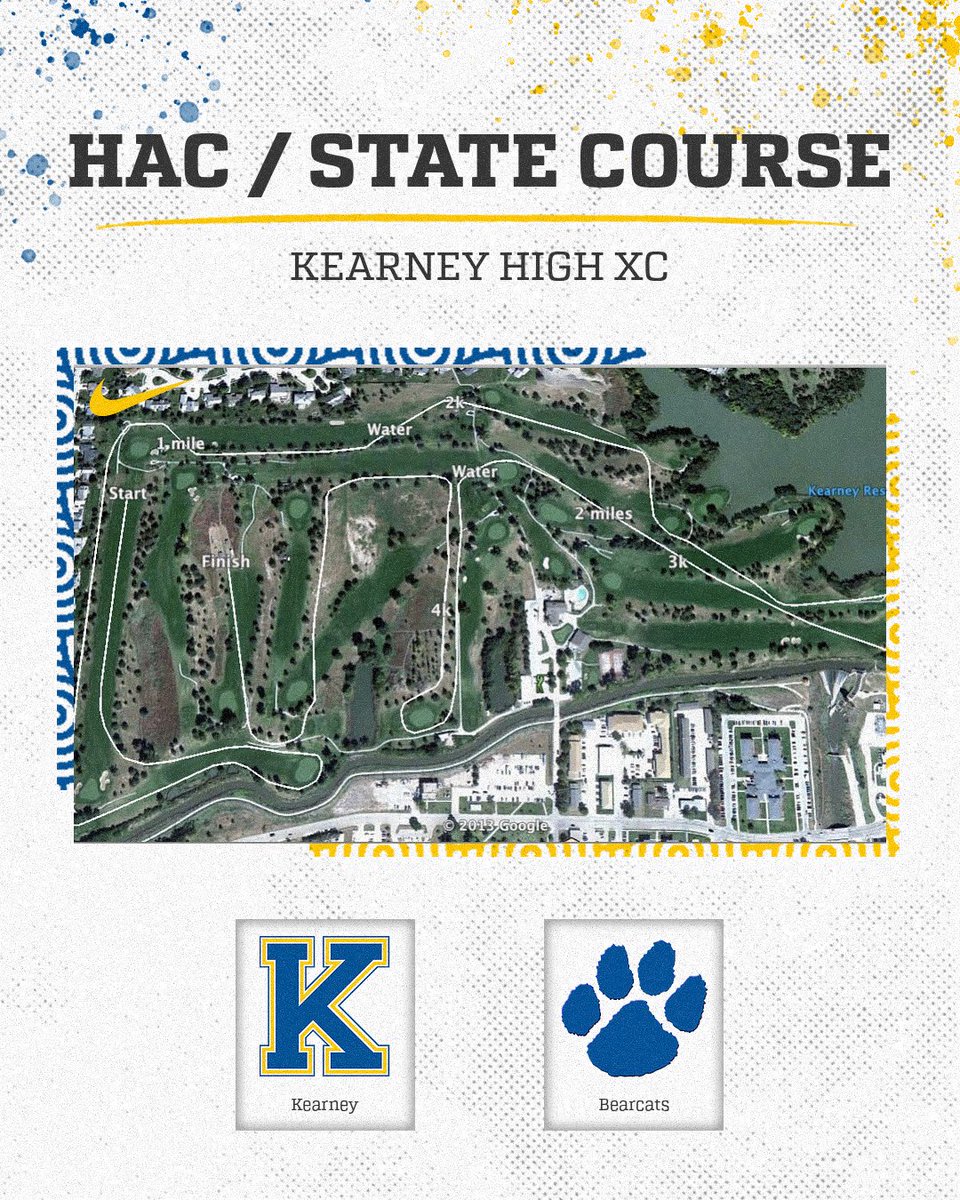 Here is a look at the course XC will be running for HAC and the State Meet! The total length is 5 km or 3.1 miles!

Cheer on your Bearcats at home on Oct. 8th and Oct. 24th!🏃‍♀️💨