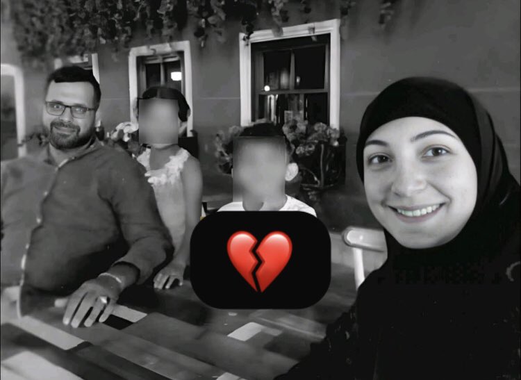 لا أدخل الجنة إلا و أنتِ معي 
الڜه‍.يد حسن عطوي🥀 و زوجته الڜه‍.يدة زينب رسلان🥀

جراء الغارة على بلدة #زبدبن