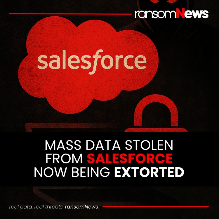 ransomnews's tweet image. 🚨 Hackers extort Salesforce after mass customer data theft

SSLSH breached #Salesforce by exploiting permissions flaws, stole customer data from dozens of clients, and is now extorting both Salesforce and affected customers.

#ransomNews #SalesforceHack #DataExtortion