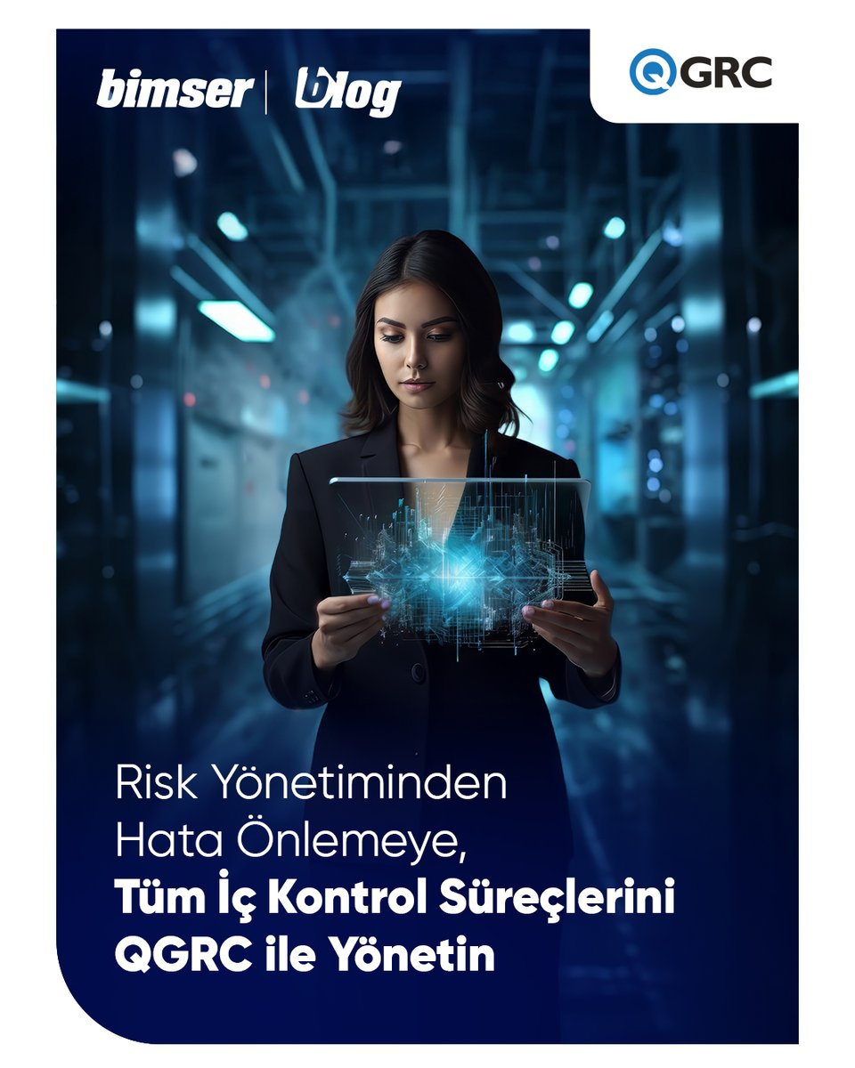 Bimser QGRC, yönetişim, risk yönetimi ve uyum süreçlerini tek bir çatı altında toplayarak işletmelere uçtan uca bir çözüm sunar. Siz de risk tespitinden önleme, ölçümden iyileştirmeye kadar tüm adımları entegre bir şekilde yönetebilirsiniz.

#Bimser #QGRC #Blog #Yönetişim