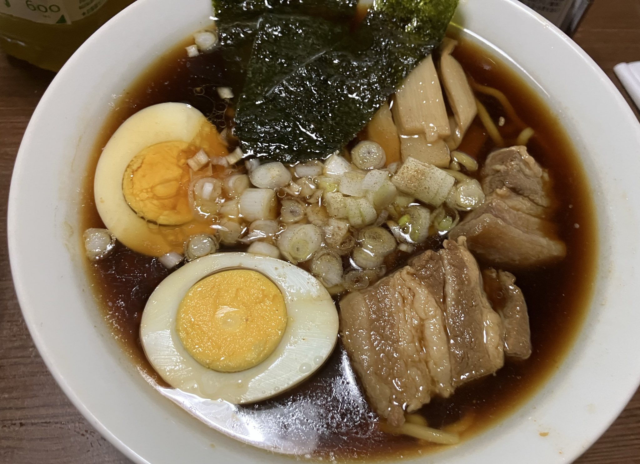ラーメン（チャーシュー、煮卵入り）写真 PSYCHO on X: ラーメン
