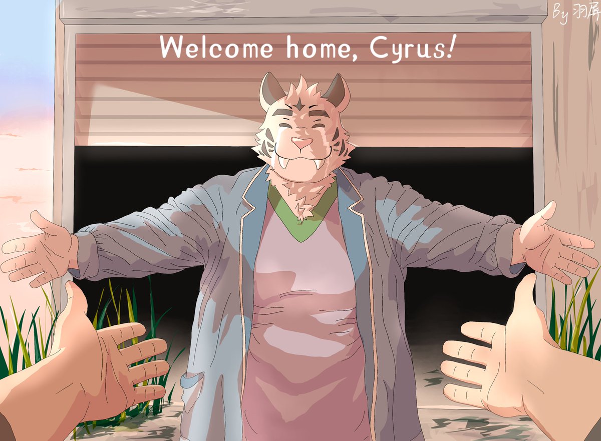 yyyuppping's tweet image. #furryart #RtFvn #remembertheflowers #aaron #cyrus
Welcome home, Cyrus!
Pls dont cry……aaron