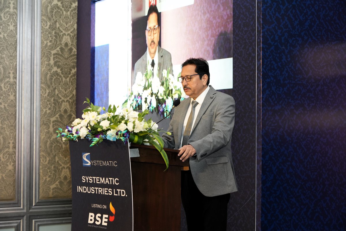 JJIPO_01's tweet photo. ✨ Systematic Growth, Systematic Glory! ✨
Proud to advise Systematic Industries Ltd — India’s 3rd largest wire group — on its successful BSE SME Listing 🚀📈
25+ yrs legacy • 4 plants • 1,00,000 MTPA • 25 states • 30+ countries 🌍
#SystematicIndustries #IPO #BSESME https://t.co/menoSycAZA