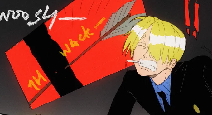 Doodle Comic -
Battle-Damaged Sanji
(P1~3 / All 8P)
#ゾロサン #zosan 