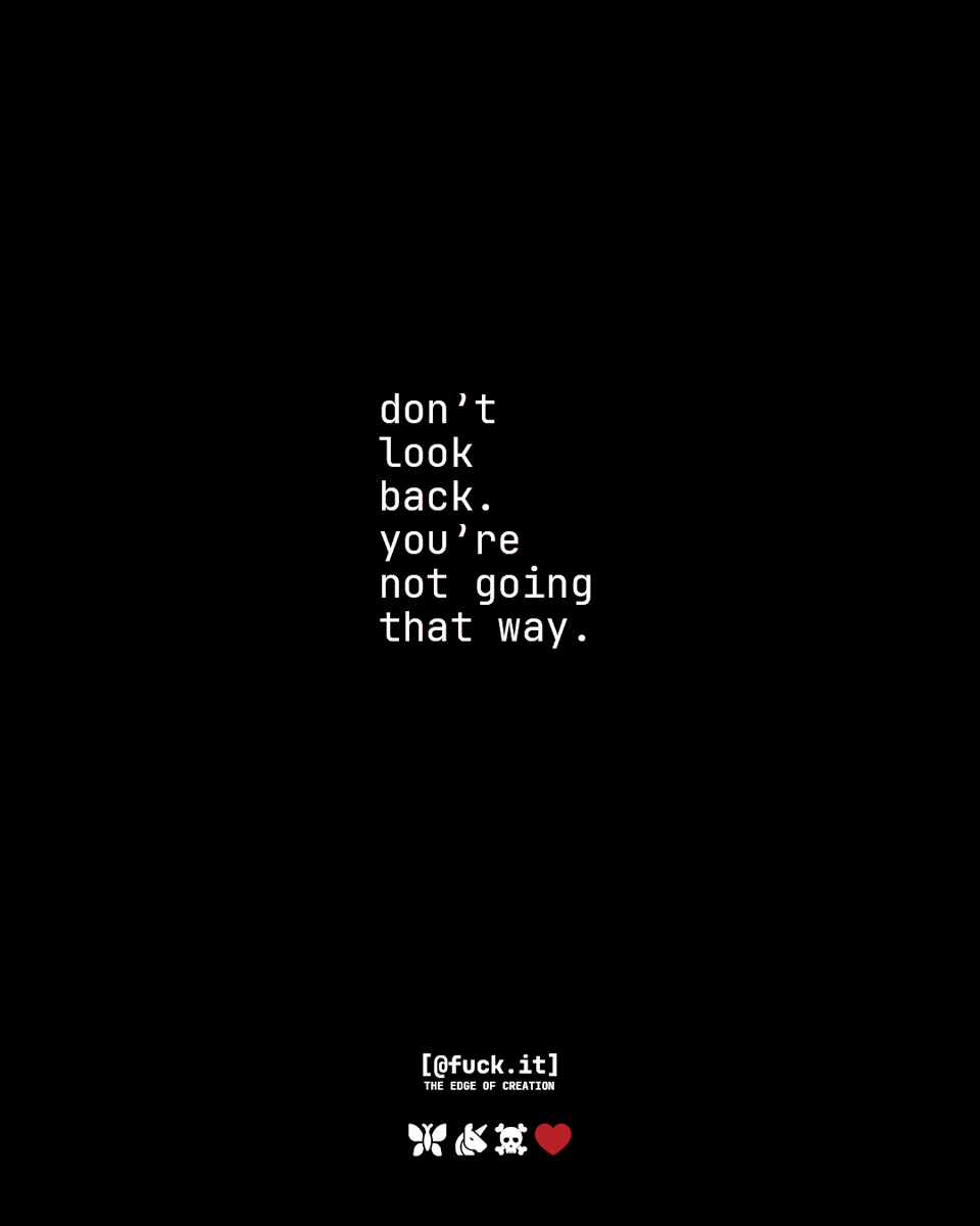 the past called. number blocked.

follow <a href="/fuckitofc/">@fuck.it</a>  - we don’t do reruns.

EMAIL WITH ATTITUDE.
PURE. SECURE. EXCLUSIVE.
fuck.it

#fuckit #boldmoves #rebelmindset #fuckitenergy #unfuckwithable #edgeliving #nofucks #liveyourtruth