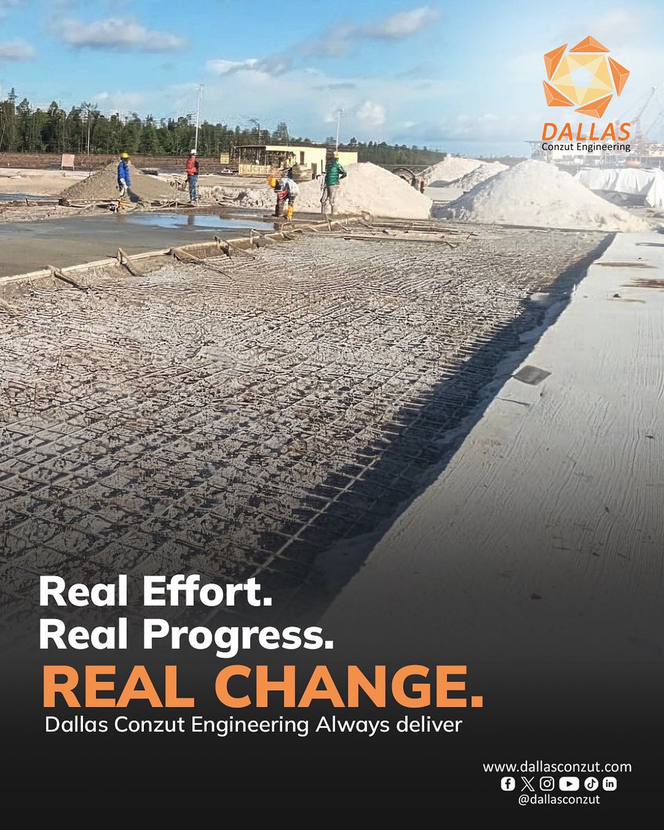 dallasconzut's tweet image. Real effort. Real progress. Real change💪🏽 We keep turning blueprints into lasting impact one structure. That’s why our clients keep returning or referring us.
#EngineeringExcellence #InfrastructureNigeria #BuildingProgress