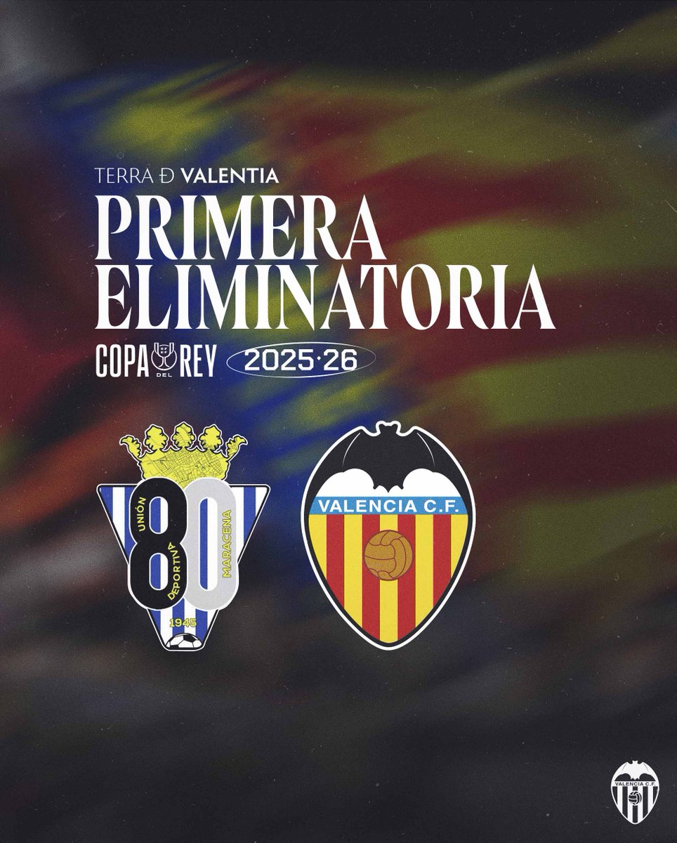 🏆 La UD Maracena será nuestro rival en la Primera Eliminatoria de la #CopaDelRey 2025-26

🔗 valenciacf.com/primera-elimin…