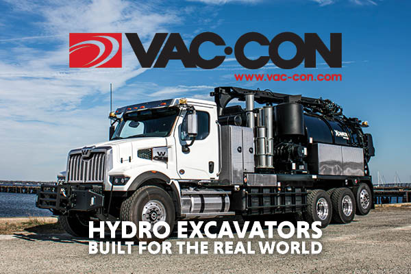 TrenchlessTech's tweet image. Since 1986, the mission of @VacConTrucks has been to support, design, and manufacture innovative vacuum and high-pressure water cleaning solutions. Visit Vac-Con at @TheUtilityExpo, booth N163!  vac-con.com. #trenchlesstechnology #utilityexpo #sponsoredpost