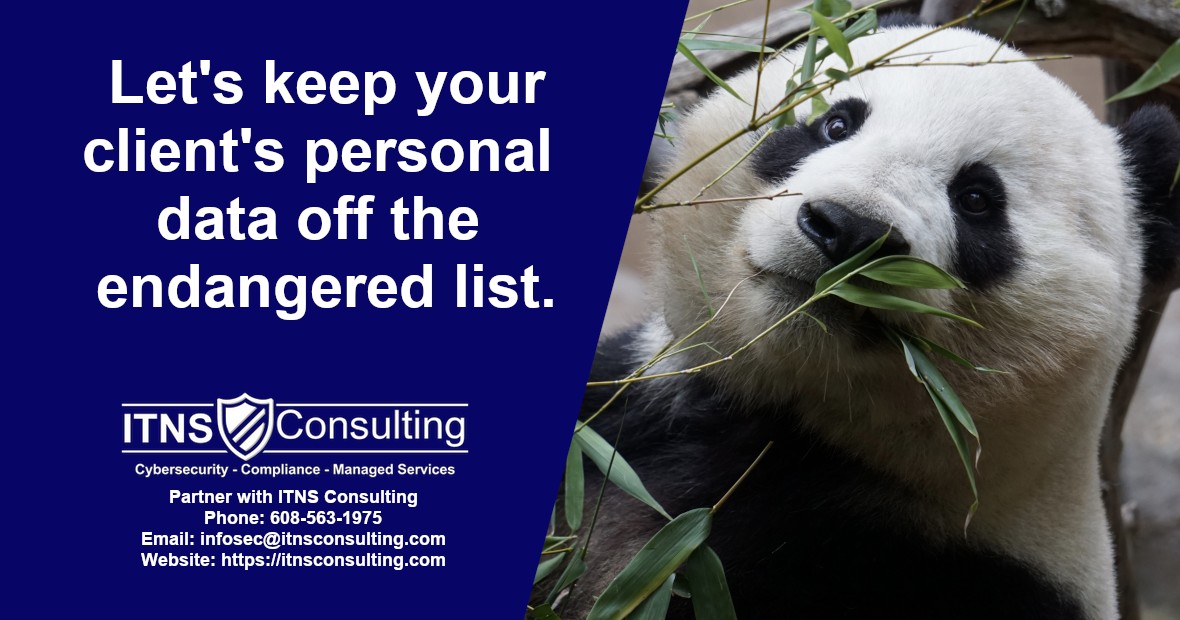 itnsconsulting1's tweet image. 🔐 Is your clients' PII truly secure? Personal data is a prime target for cybercriminals.
⚠️ One breach can mean fines & reputational harm.
💼 Schedule a free consultation with ITNS Consulting to protect your clients’ data! 👉 itnsconsulting.com/contact/