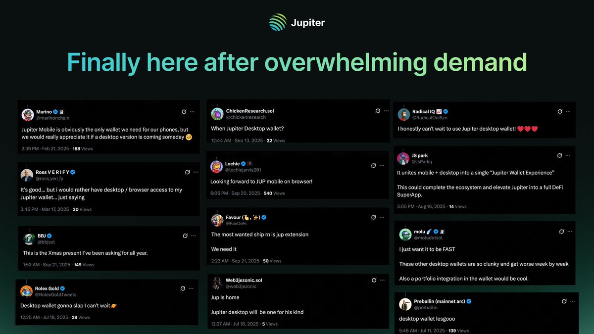 Jupiter Desktop Wallet overview showcasing seamless DeFi experience
