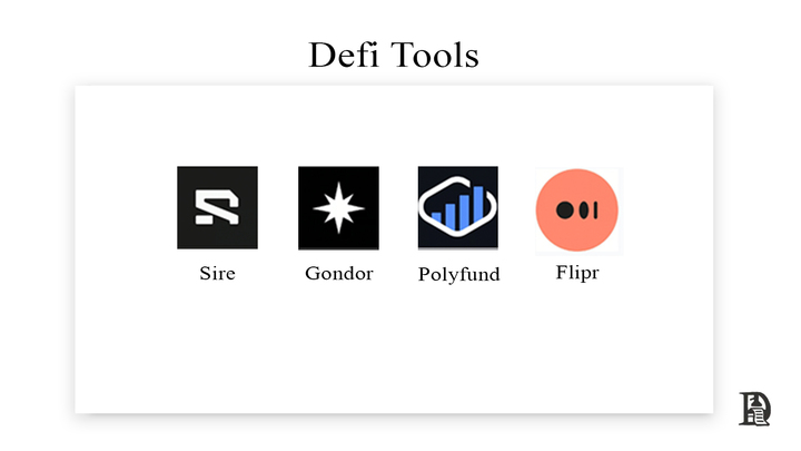 Decentralised.Co (@decentralisedco) on Twitter photo <a href="/hash_dive/">HashDive - Prediction Market Analytics</a> <a href="/poly_data/">Polymarket Analytics</a> <a href="/Polysights/">Polysights</a> <a href="/NevuaMarkets/">Nevua Markets | Polymarket Watchlists with Alerts</a> <a href="/polyburg/">Polyburg Terminal</a> <a href="/PredictFolio/">PredictFolio</a> <a href="/polyfactual/">Polyfactual</a> <a href="/dkposts/">dk</a> DeFi - Protocols bringing borrowing, lending, funds, and leverage to prediction markets.
1. Sire Agent : Sports prediction hedge fund with prediction vaults.
2. Gondor : Allows users to borrow against their Polymarket positions.
3. Polyfund : Users can create PM funds or <a href="/hash_dive/">HashDive - Prediction Market Analytics</a> <a href="/poly_data/">Polymarket Analytics</a> <a href="/Polysights/">Polysights</a> <a href="/NevuaMarkets/">Nevua Markets | Polymarket Watchlists with Alerts</a> <a href="/polyburg/">Polyburg Terminal</a> <a href="/PredictFolio/">PredictFolio</a> <a href="/polyfactual/">Polyfactual</a> <a href="/dkposts/">dk</a> DeFi - Protocols bringing borrowing, lending, funds, and leverage to prediction markets.
1. Sire Agent : Sports prediction hedge fund with prediction vaults.
2. Gondor : Allows users to borrow against their Polymarket positions.
3. Polyfund : Users can create PM funds or
