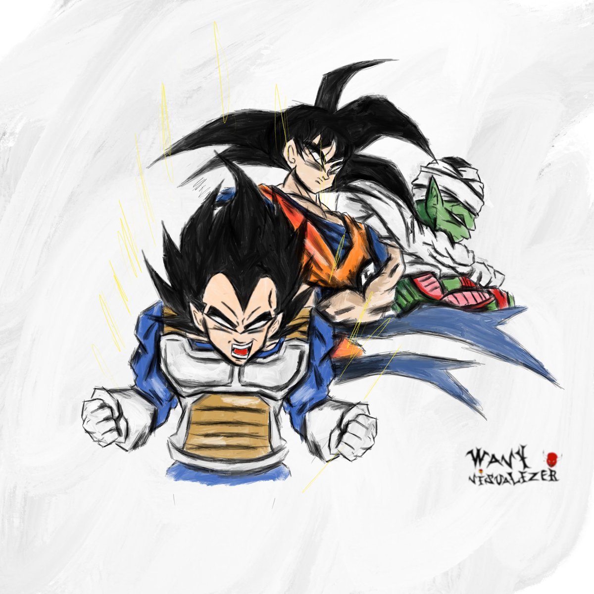 wavyvisualizer's tweet image. Dragon Ball Z Heroes