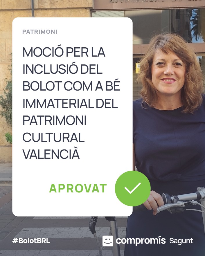 Aprovada la moció per la inclusió del bolot com a bé immaterial del patrimoni cultural valencià 😊👏

Més info! 👉 cutt.ly/Mr0Zqdko

Resultat de la votació:
🫥 Abstenció, IP
✅ Resta de partits

#BolotBRL