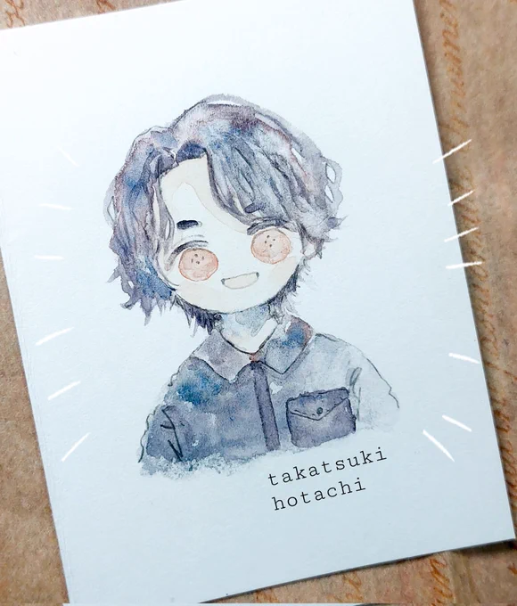 今度の似顔絵のサンプル、こんな感じはどうだろうか?!