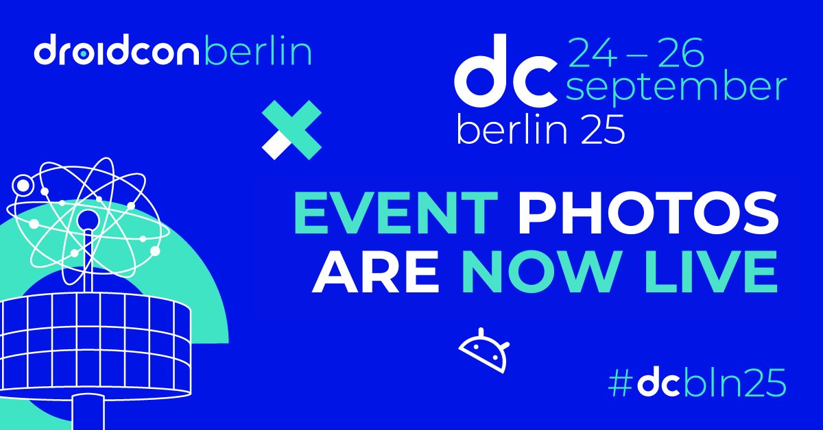 droidconBerlin's tweet image. Smile, you might be in one 👀📸
Our #dcbln25 photos are finally live! Relive the #Android energy, the ideas, & the #AndroidCommunity that made it unforgettable: berlin.droidcon.com