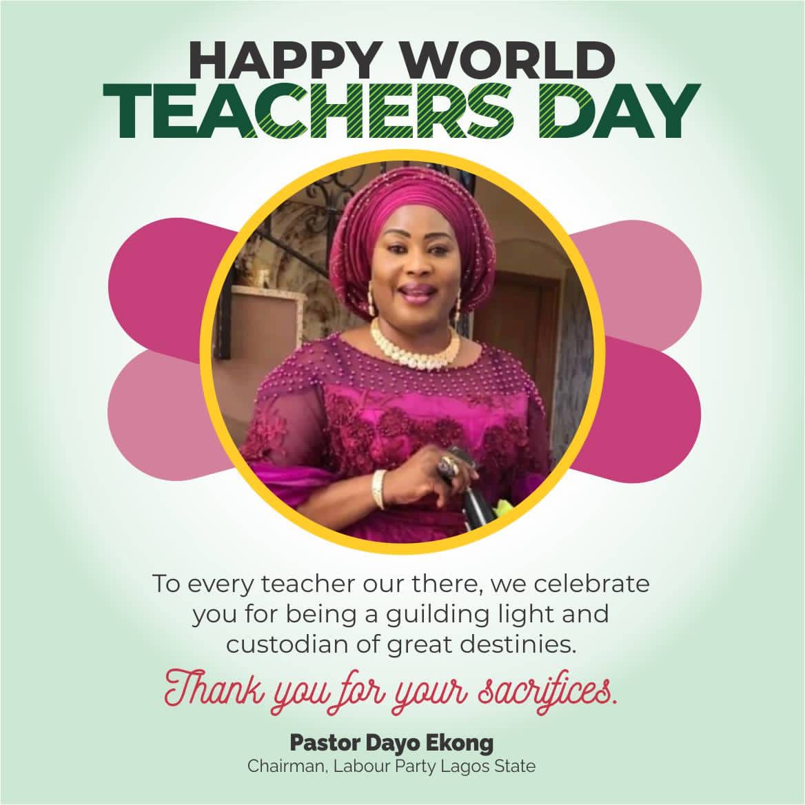 Commemorating World Teachers' Day: The Fading Honor of Teaching in Nigeria

As we mark World Teachers' Day on this 5th of October, 2025, I extend my heartfelt greetings to all educators across Nigeria.
As someone deeply committed to the upliftment of our society, I find this day
