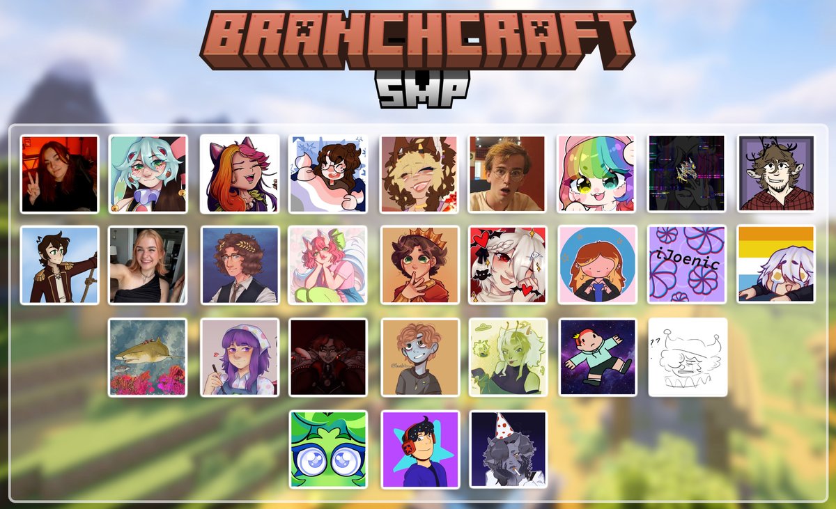 🌟Ladies and Gentlemen: The Cast of the #BranchcraftSMP 🌟