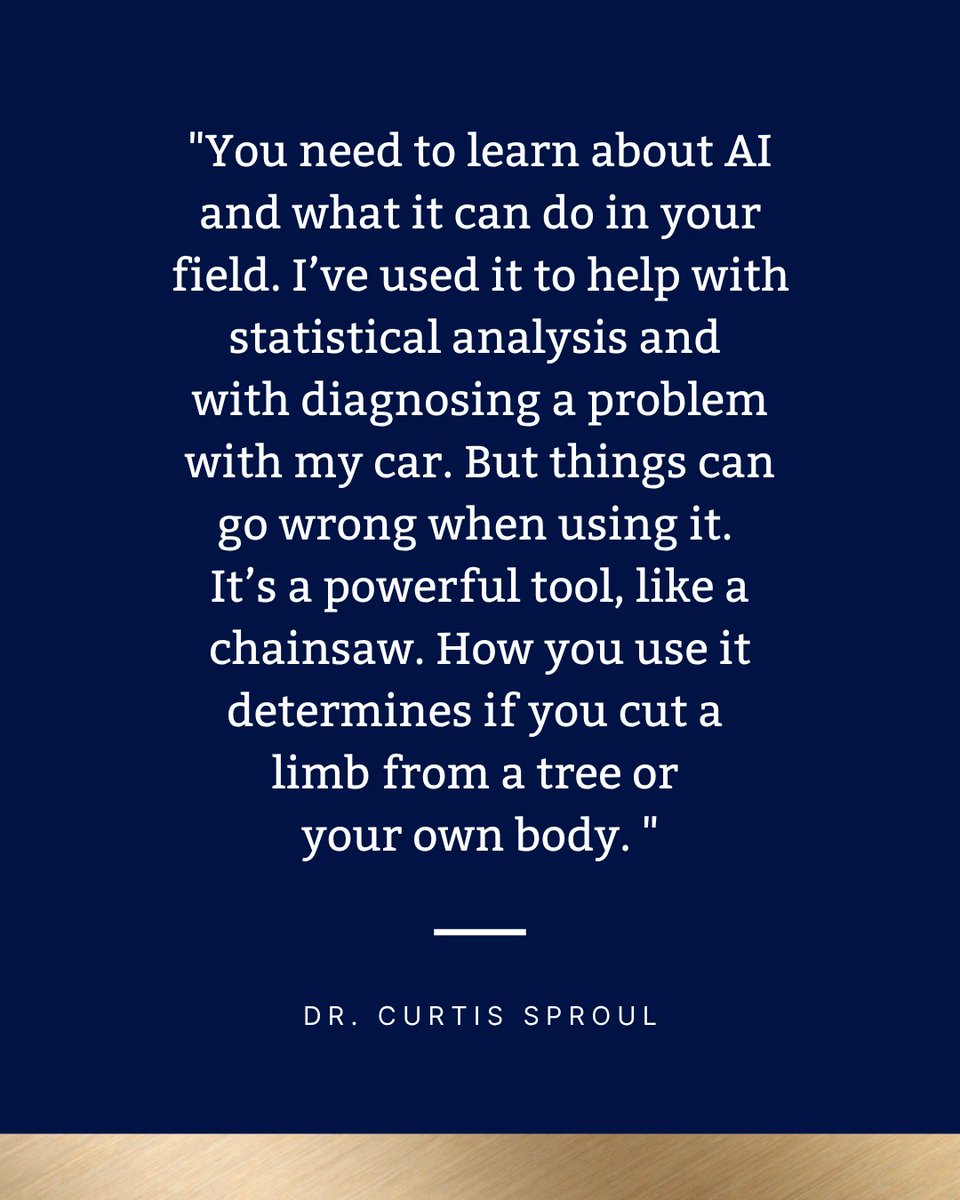 We are sharing an important insight from professor Dr. Sproul!