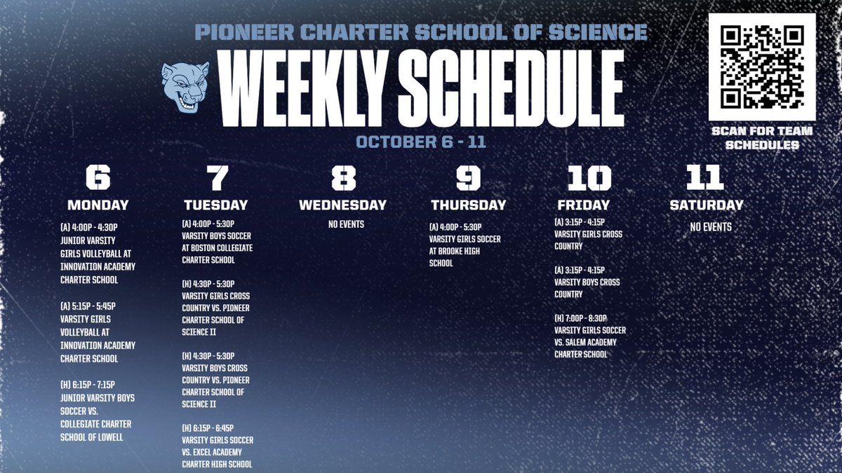 THIS WEEK IN SPORTS OCT 6 - 11!